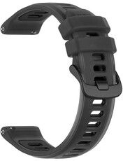 Silikonband Ricardo 22mm (pro Garmin Forerunner 570 (47mm) aj.), schwarz, Quick Release