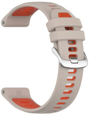 Silikonband Ricardo 22mm (pro Garmin Forerunner 970 aj.), Beige V1, Quick Release