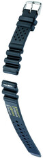 Silikon-Uhrenarmband Hirsch Pro Diver XL 40908850-2, schwarz, Länge XL