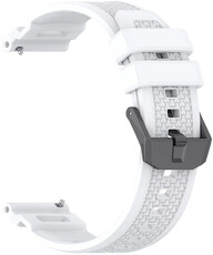 Silikonband Ricardo 24mm (pro Garmin Venu X1), Weiß, Quick Release