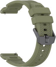 Silikonband Ricardo 24mm (pro Garmin Venu X1), Grün, Quick Release