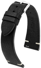Lederband Hirsch Bagnore 05502150-2, schwarz, Kalb, Quick Release