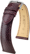 Lederband Hirsch London L 04366060-2, lila, Eidechsenleder, Länge L, Quick Release