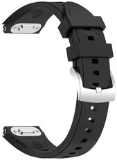 Silikonband Ricardo 18mm (pro Huawei Watch GT 6, 41mm), schwarz, QuickFit