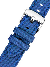Textil-Uhrenarmband Morellato Peschici 6170E46.065 M, blau, recyceltes Material