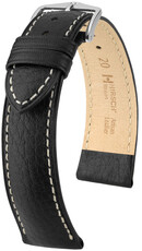 Lederband Hirsch Boston L 01302050NQ-2, schwarz, Kalbsleder, Länge L