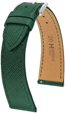 Leder-Uhrenarmband Hirsch Giffone L 01875040-2, grün, Kalbsleder, Länge L, Quick Release
