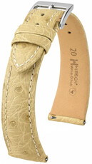Lederband Hirsch Massai Strauß L 04262090-2, beige, Straußenleder, Länge L, Quick Release