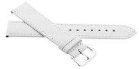 Leder-Uhrenarmband JVD R23004P, 20mm, weiß