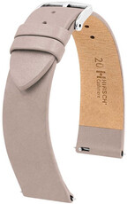 Leder-Uhrenarmband Hirsch Cashmere M 03902195-2, beige, Kalbsleder, Länge M, Quick Release
