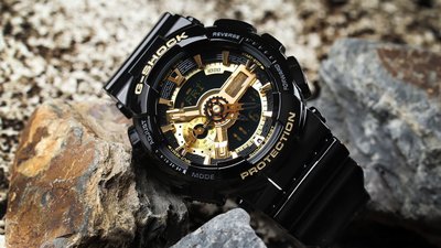 Casio G-Shock Original GA-110GB-1AER Black & Gold Special Edition