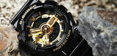 Casio G-Shock Original GA-110GB-1AER Black & Gold Special Edition