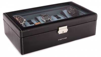 Uhrenkassette Friedrich Lederwaren Bond 20084-2
