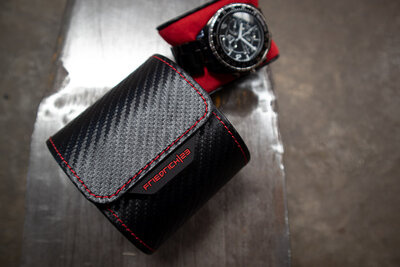 Uhrenbox Friedrich Lederwaren Carbon 32057-2