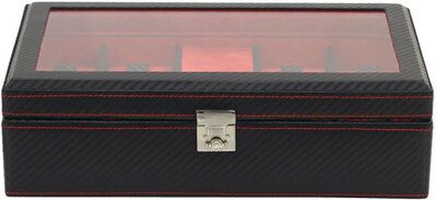 Uhrenbox Friedrich Lederwaren Carbon 32059-2