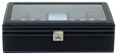 Uhrenbox Friedrich Lederwaren Carbon 32059-5