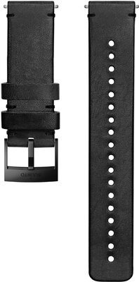 Leder-Uhrenarmband Suunto 24mm (für Suunto Spartan Sport, Spartan Sport Wrist HR/Baro, Suunto 9), schwarz