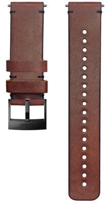 Leder-Uhrenarmband Suunto 24mm (für Suunto Spartan Sport, Spartan Sport Wrist HR/Baro, Suunto 9), braun