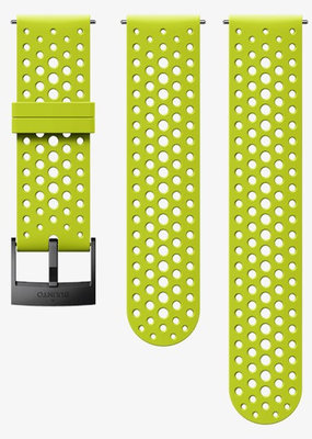 Silikon-Uhrenarmband Suunto 24mm (für Suunto Spartan Sport, Spartan Sport Wrist HR/Baro, Suunto 9), gelb