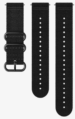 Textilband Suunto 24mm (pro Suunto Spartan Sport, Spartan Sport Wrist HR/Baro, Suunto 9), schwarz