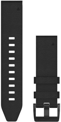Lederband Garmin 22mm (pro Garmin Fenix 8/7/6 (47mm), Epix 2 aj.), schwarz V1, QuickFit