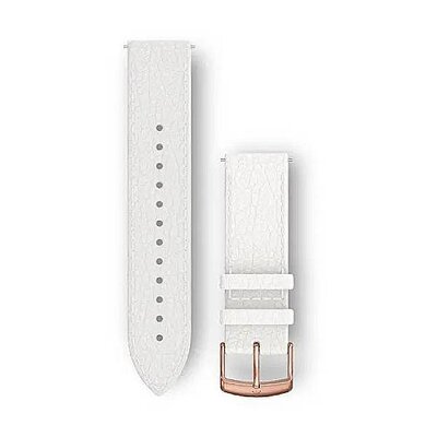 Lederband Garmin 20mm (pro Venu, Venu Sq, Venu 2 plus aj.), Weiß V1, Quick Release