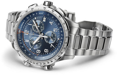 Hamilton Khaki Aviation Pilot X-Wind Quartz Chronograph GMT H77922141