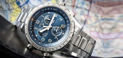 Hamilton Khaki Aviation Pilot X-Wind Quartz Chronograph GMT H77922141