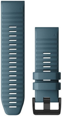 Silikon-Uhrenarmband Garmin 26mm (für Garmin Fenix 8/7X/6X (51mm), Tactix u.a.), blau V2, QuickFit, 010-12864-03
