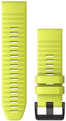 Silikonband Garmin 26mm (pro Garmin Fenix 8/7X/6X (51mm), Tactix aj.), Gelb V1, QuickFit