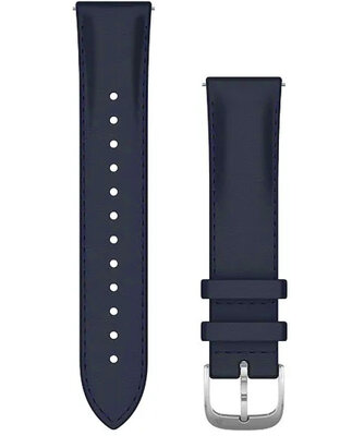 Lederband Garmin 20mm (pro Venu, Venu Sq, Venu 2 plus aj.), Blau, Quick Release