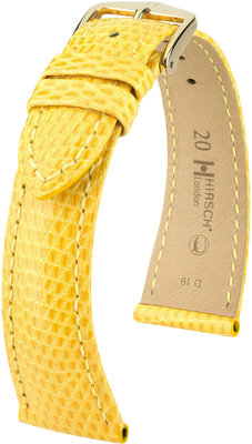 Gelbes Lederband Hirsch London M 04366172-1 (Eidechsenleder) Hirsch Auswahl