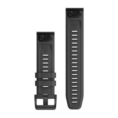 Silikonband Garmin 22mm (für Garmin Fenix 8/7/6 (47mm), Epix 2 u. a.), Grau V1, QuickFit, 010-12863-22