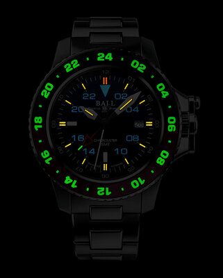 Ball Engineer Hydrocarbon AeroGMT II Automatic COSC Chronometer DG2018C-S3C-BE
