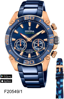 Festina Chrono Bike 2021 20549/1 Hybrid Connected Special Edition (+ Ersatz-Uhrenarmband)