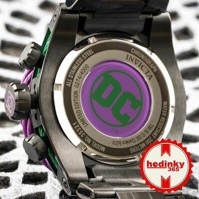 Invicta DC Comics Quartz 53mm 35321 Joker Limited Edition 4000pcs