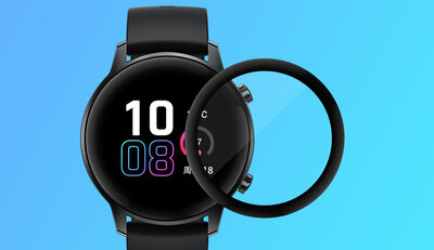 Schützendes 3D-Glas Mosh Tempered Glass Protector 0.5mm pro Honor Magic Watch 2 42mm