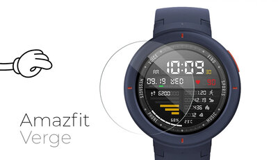 Schutzglas Mosh Tempered Glass Protector 0.3mm pro Amazfit Verge
