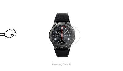 Schutzglas Mosh Tempered Glass Protector 0.3mm pro Samsung Gear S3