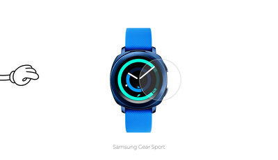 Schutzglas Mosh Tempered Glass Protector 0.3mm pro Samsung Gear Sport