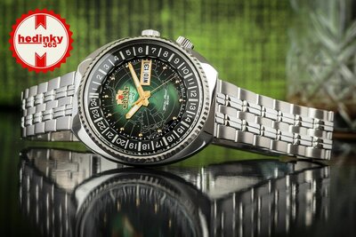 Orient Revival World Map Automatic RA-AA0E02E39B