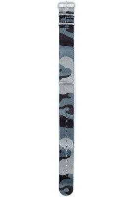 Nylon-Riemen Hirsch Rush L 40406038-2, Camouflage/Blau, Camouflage, Länge L, Quick Release