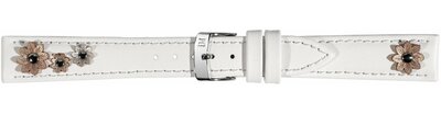 Lederband Morellato Garden S 5257C47.017, Weiß, Kunstleder