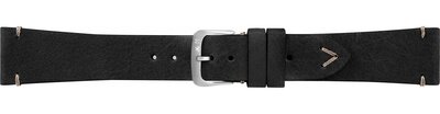 Leder-Uhrenarmband Morellato Pollock M 5535D41.019, schwarz