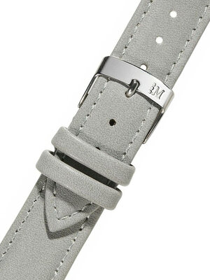 Lederband Morellato Trend 5050C47.093 S, Grau, Rezyklat, Quick Release