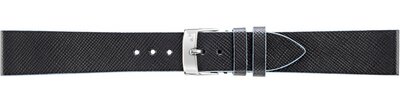 Leder-Uhrenarmband Morellato Zante 5393D16.019 M, schwarz
