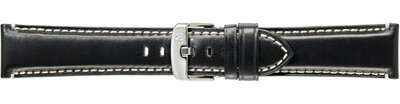 Leder-Uhrenarmband Morellato Giorgione 4272B12.019 M, schwarz