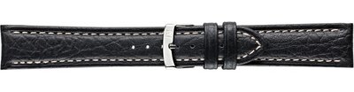 Leder-Uhrenarmband Morellato Kuga 3689A38.019 M, schwarz