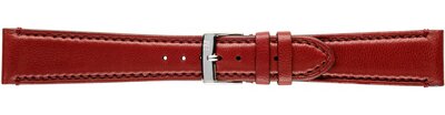 Leder-Uhrenarmband Morellato Ligabue 3495006.182 M, rot