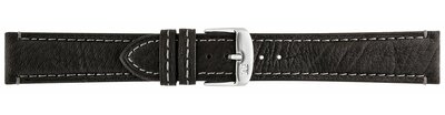 Leder-Uhrenarmband Morellato Tintoretto 3221767.019 M, schwarz